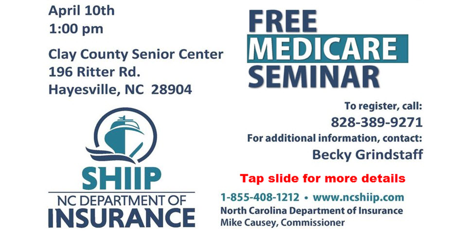 Free Medicare Seminar at the Senior Center
