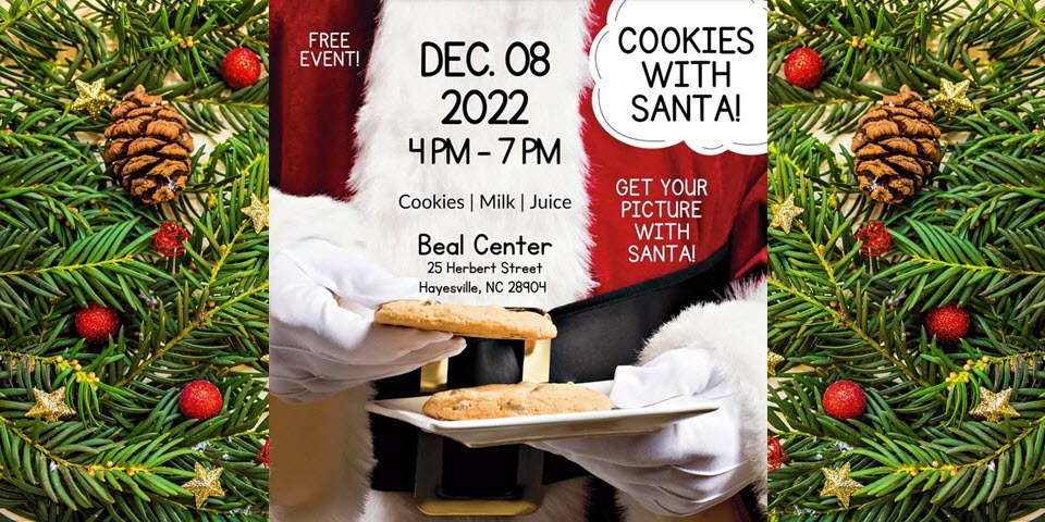 Cookies with Santa at the Beal Center