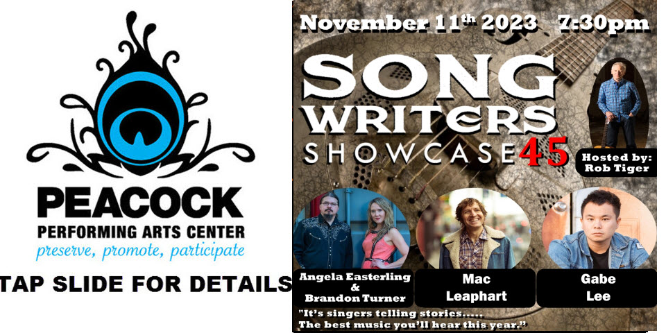 Song Writers Showcase 45 at the Peacock