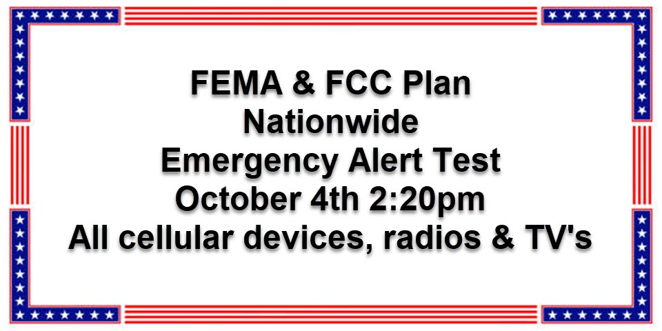 Nationwide Emergency Alert System Test