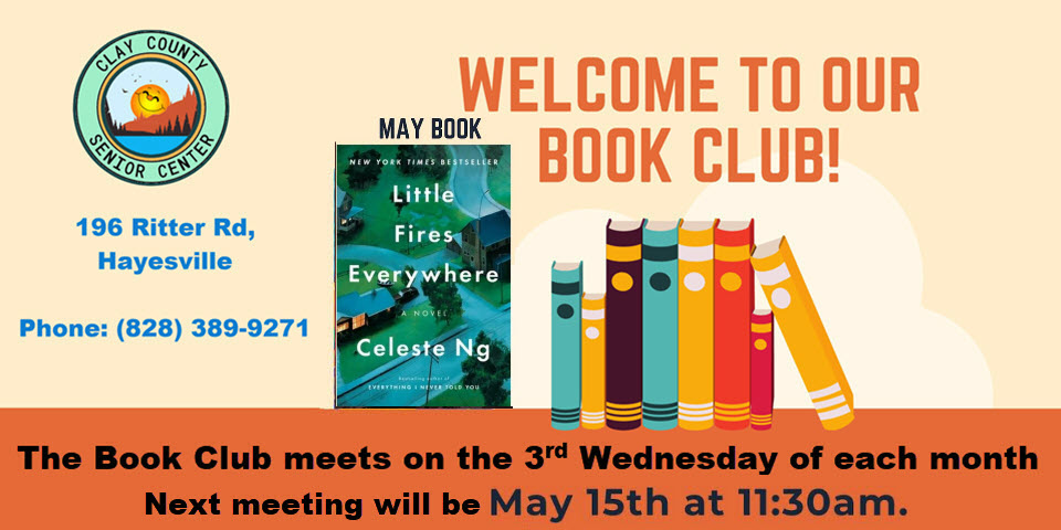 Monthly Book Club at The Senior Center