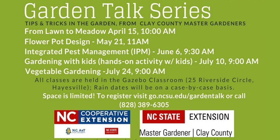 NC Extension Garden Talk Sereis